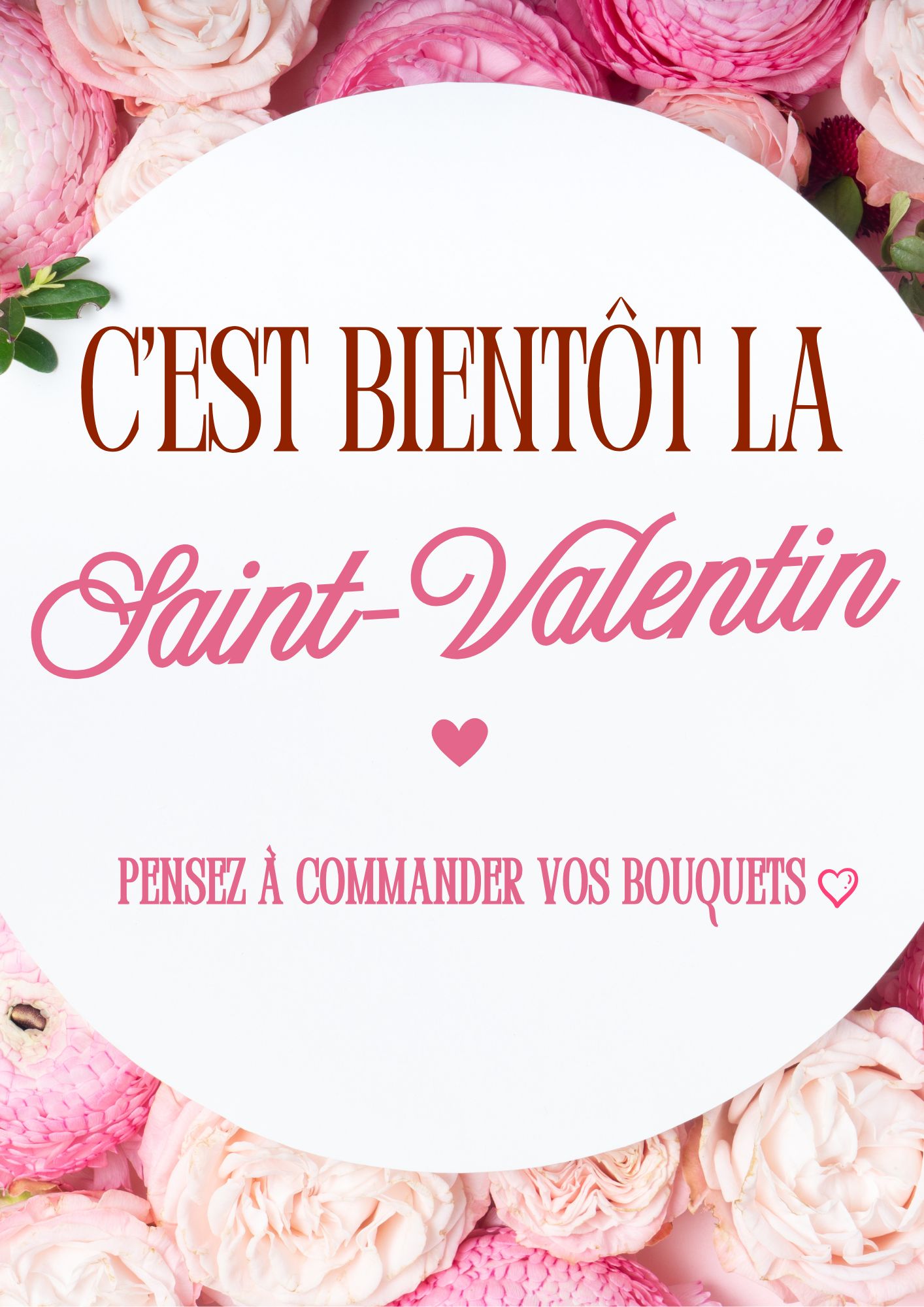Saint Valentin, bouquets, cadeaux, Tropic Plantes