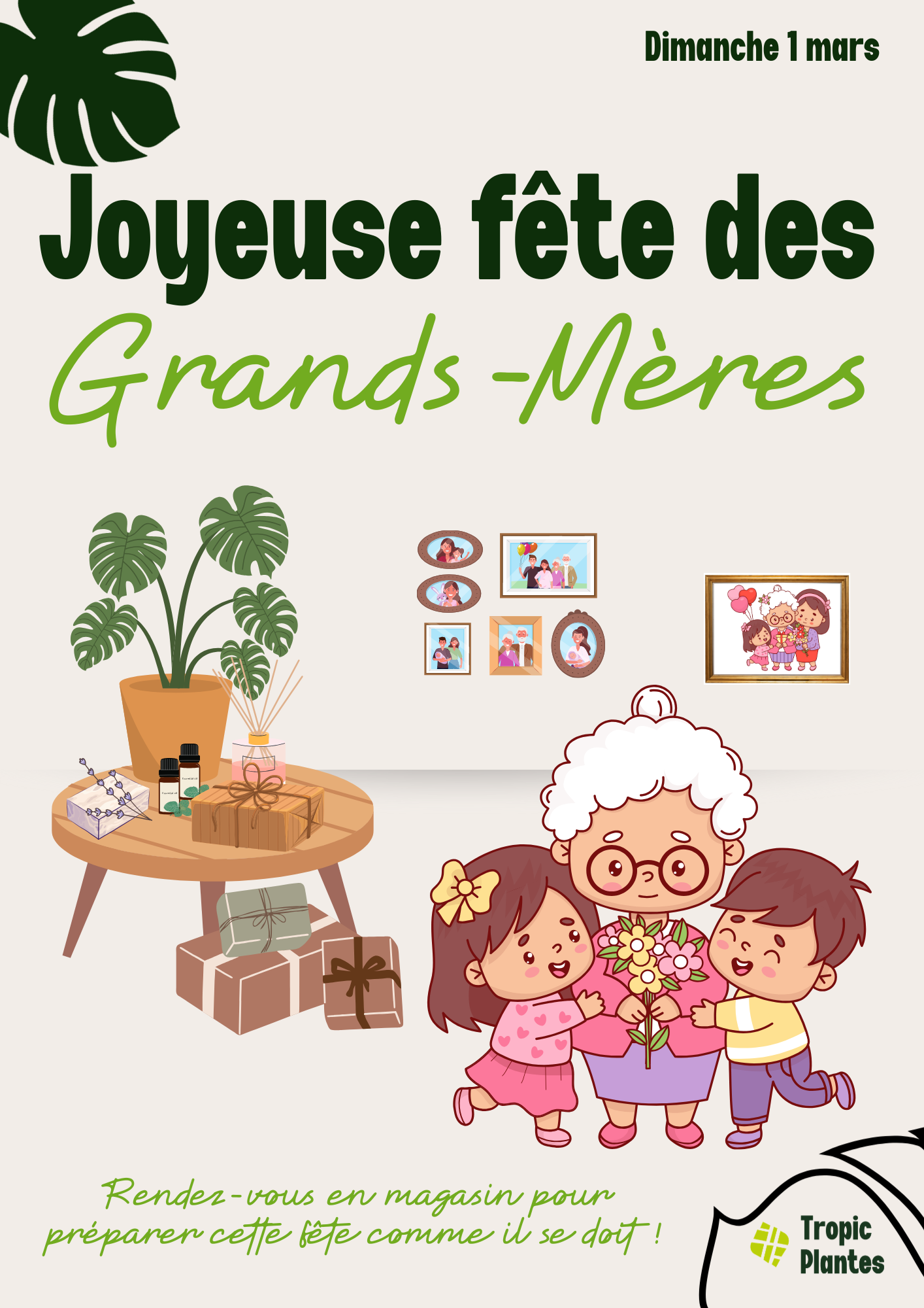 fête des grands-mères, cadeaux, Tropic plantes Nîmes