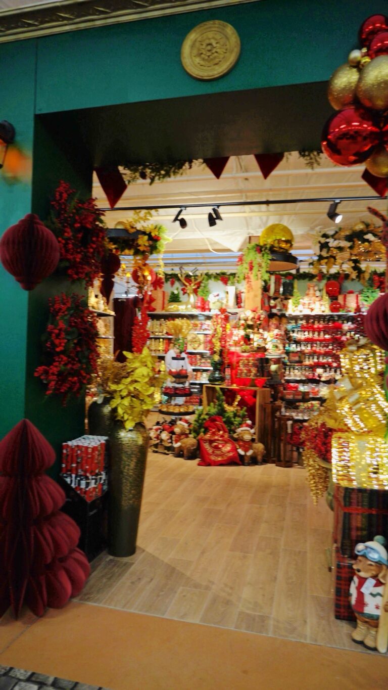 Décoration de Noël chez Tropic Plantes à Caveirac